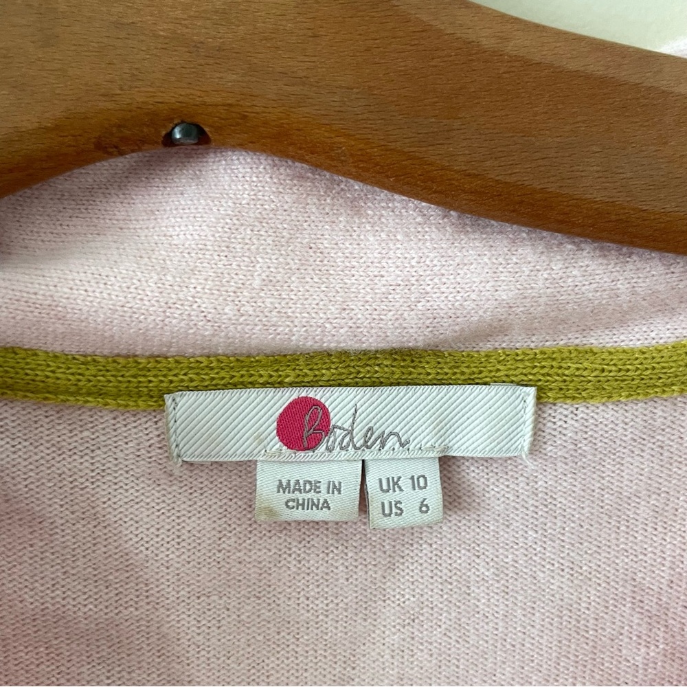 Boden light pink Ellie Jumper 3/4 sleeve sweater - Picture 9 of 11